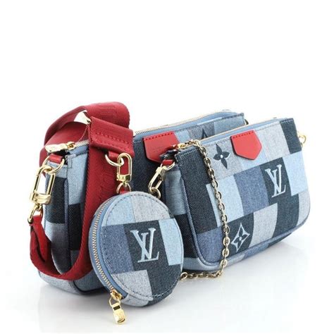 louis vuitton multi pochette accessoires denim|louis vuitton lv multi pochette.